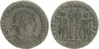 Follis Bronze 307-337 Antike / Römische Kaiserzeit Constantinus 2 Soldaten, dazwischen 2 Feldzeichen vz