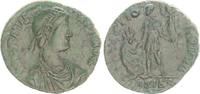 Antike / Römische Kaiserzeit /Gratianus Follis Bronze AE2 Gratianus AE 2 RS: Kaiser erhebt knieende Republica -