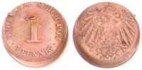 Deutschland / Kaiserreich 1 Pfennig 1 Pfennig J.10 10% dezentriert -