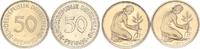 Deutschland 2x 50 Pfennig BRD 2x 50 Pfennig 1971: kleines und großes J -