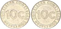 Deutschland 10 Cent Probe "Scan Coin" 10 Cent Probe Scan Coin für Münzautomaten vz -