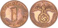 Deutschland / 3.Reich 1 Pfennig Drittes Reich - 1 Pfennig 1936 A - J.361 - seltenes Jahr -