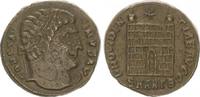 Antike / Römische Kaiserzeit / Constantinus Follis Constantinus I, PROVIDENTIAE AVGG, Lagertor -