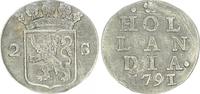 Niederlande - Provinz Holland 2 Stuiver Niederlande - Provinz Holland - 2 Stuiver 1791 - Hollandia -