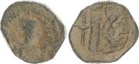 Antike / Byzanz Halbfollis Justinianus I. Halbfollis RV: Gr.K, links Kreuz, rechts Off. E -