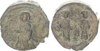 Antike / Byzanz Follis Constantinus X. Ducas, RV Eudocia links, Const. rechts, dazu Lab -