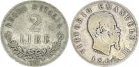 Italien 2 Lire 2 Lire 1863 T Italien-Königreich Vittorio Emanuele II 1861-1878 -