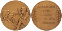 Deutschland / Schützen Schützenmed. Preisrichten 1928 8. Inf. Reg. Weimar Schützenmed. Preisrichten 1928 8. Inf. Reg.12 MG Komp. mit Schatulle, vz -