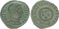 Antike / Römische Kaiserzeit / Constantinus Follis Bronze Constantinus I DN CONSTANTINI MAX AVG um VOT XX im Lorbeerkranz -