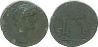 Antike / Römische Kaiserzeit / Antoninus Pius Provinzialprägung - AE 25 Antoninus Pius, Pamphylien, Perga, Artemis von Perga in Tempel -