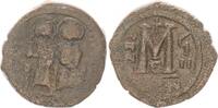 Antike / Byzanz Follis Justinus II Konstantinopel J. 569, Off. E -