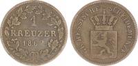 Hessen Darmstadt - Altdeutschland 1 Kreuzer Hessen-Darmstadt 1 Kreuzer 1862 -