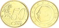Belgien 50 Cent Belgien 50 Cent Kursmünze 2001 prägefrisch Selten, Kleinstauflage !!! -