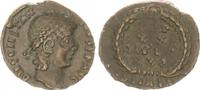 Antike/Römische Kaiserzeit/ Constantius Follis Bronze Constantius II RS VOT XX MVLT XXX im Kranz ss+ -