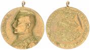Deutschland / Göttingen tragbare Bronzemedaille Göttingen 100 Jahrfeier 5.-6. August 1913, Wilhelm II. -