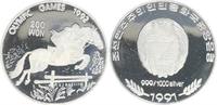 Nordkorea 200 Won Silber 200 Won 1991 Nordkorea Olympische Spiele PP -