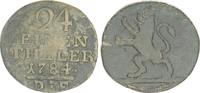 Hessen Kassel - Altdeutschland 1/24 Taler Hessen-Kassel 1/24 Taler 1784 -