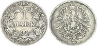 Deutschland / Kaiserreich 1 Mark 1 Mark kleiner Adler 1885 J -