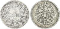 Deutschland / Kaiserreich 1 Mark 1 Mark kleiner Adler 1882 J -