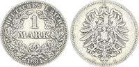 Deutschland / Kaiserreich 1 Mark 1 Mark kleiner Adler 1881 E -