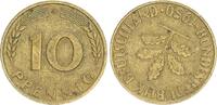 Deutschland 10 Pfennig Fehlprägung 225 Grad Stempeldrehung BRD 10 Pfennig 1950 G Fehlprägung: 225 Grad Stempeldrehung nach rechts -