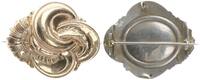 Brosche, Silber vergoldet, 10,3g, ca. 4cm groß -