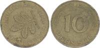 Deutschland 10 Pfennig 10Pf. J.383 Fehlprägung Stempeldrehung, ss -