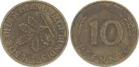Deutschland 10 Pfennig 10Pf. J.383 Fehlprägung Stempeldrehung, ss -