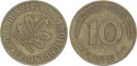 Deutschland 10 Pfennig 10Pf. J.383 Fehlprägung Stempeldrehung, ss -