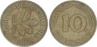 Deutschland 10 Pfennig 10Pf. J.383 Fehlprägung Stempeldrehung, ss -