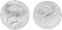 Russland /Gagarin Medaille Gagarin Medaille aus Alu - First Man In S Juri Gagarin Medaille aus Alu - First Man In Space - Vostok 1961 FIRST MAN IN SP -