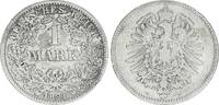 Deutschland / Kaiserreich 1 Mark 1 Mark kleiner Adler J.9 1881 G -