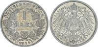 Deutschland / Kaiserreich 1 Mark Reichsmark 1 Mark großer Adler J.17 1911 G Deutsches Kaiserreich -
