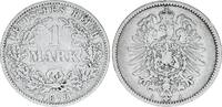 Deutschland / Kaiserreich 1 Mark 1 Mark kleiner Adler J.9 1878 J -