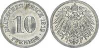 Kaiserreich 10 Pfennig 10 Pfennig deutsches Kaiserreich vz-st Fehlprägung auf dünnem Schrötling -
