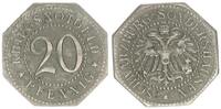 Nebengebiete / offizielles Notgeld 20 Pfennige off. Notgeld Schwarzburg-Sondershausen Notgeld 20 Pfennige off. Notgeld Schwarzburg-Sondershausen, J N8, (1) -