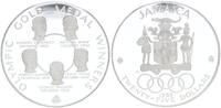 Jamaica 25 Dollar Silber 25 Dollars Silbermünze 1980 Jamaica Jamaika Goldmedaillengewinner Olympics Moska -