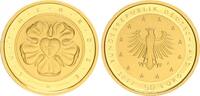 Bundesrepublik Deutschland - BRD Gold 50 Euro - 1/4 Unze Feingold 50 € Lutherrose Gold 1/4 oz 2017 J = Hamburg Mint Martin Luther (Ex. Schacht)
