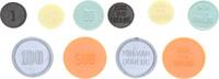 Niederlande 1,5,10,100,500 Cent Niederlande Plastikgeld Minister van Oorlog -