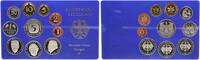 Deutschland / BRD / Kurssätze 1Pf. bis 5 DM BRD Kurssatz Einzelplatte 1990 F Polierte Platte -