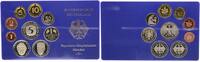Deutschland / BRD / Kurssätze 1Pf. bis 5 DM BRD Kurssatz Einzelplatte 1989 D Polierte Platte -