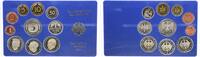 Deutschland / BRD / Kurssätze 1Pf. bis 5 DM BRD Kurssatz Einzelplatte 1980 G Polierte Platte -