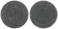Schüren, Dortmund 10 Pfennig Zeche freie Vogel, Bergbau, Notmünze -