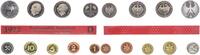 Deutschland / BRD / Kurssätze 1Pf. bis 5 DM Kurssatz Bundesrepublik Deutschland 1972D Polierte Platte Auflage nur 8000 Stück -