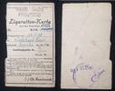 Deutschland / Polen / Getto Litzmannstadt Zigarettenkarte Getto Litzmannstadt Zigarettenkarte N°113256 -