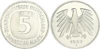 Deutschland / Bundesrepublik 5 Mark 5 DM Kursmünze 1987 F TOP-Erhaltung ! prägefrisch-stempelglanz -