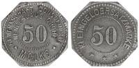 Mölke, Schlesien / Polen 50 Pfennig Gewerkschaft Consolidierte Wenceslaus-Grube, Bergbau -