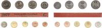 Deutschland / BRD / Kurssatz 1Pf. bis 5 DM BRD Kurssatz Einzelplatte 1977 G Stempelglanz -