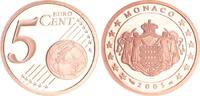 Monaco 5 Cent Kursmünze PP in Münzkapsel. Seltenes Jahr !!! -