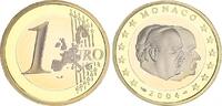 Monaco 1 Euro Monaco 1 Euro Kursmünze 2004 Polierte Platte in Münzkapsel. Seltenes Jahr !!! -